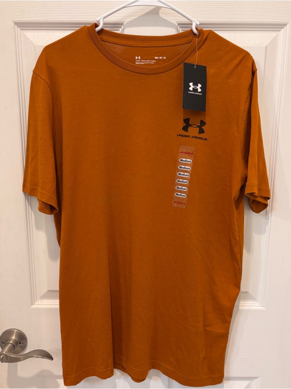 Under‎ Armour Burnt Orange Short Sleeve Crew Tee